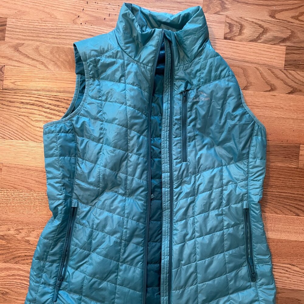 L. L. Bean quilted vest - turquoise